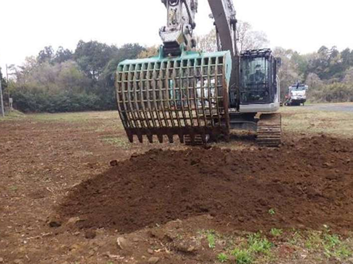 レーキスケルトンバケット